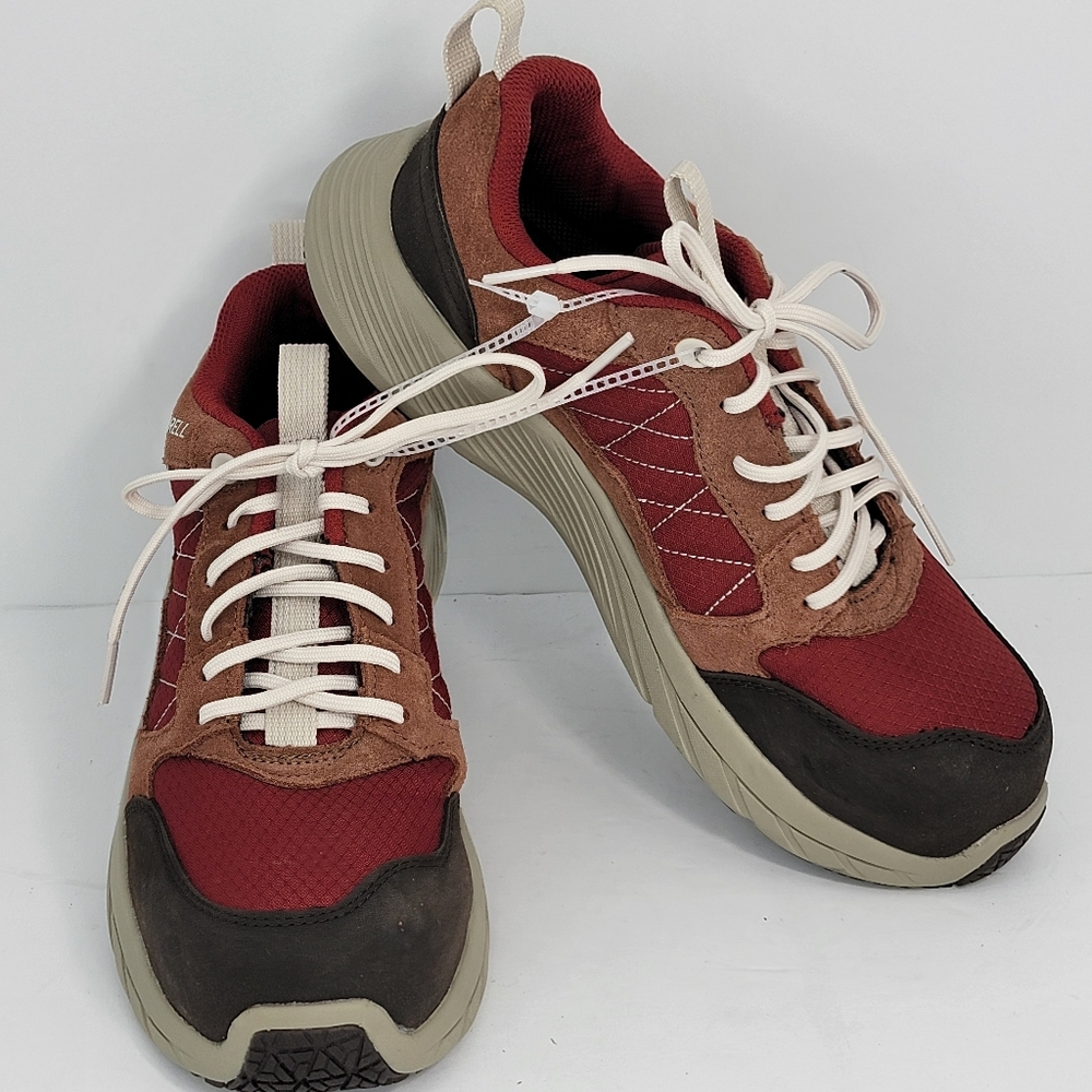 Merrell Work Alpine Sneakers CF‎ Women's Suede Low Top Shoes SIZE 9. #1626